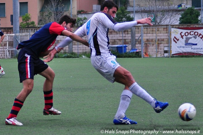 L'attaccante Taddeucci, autore di una tripletta